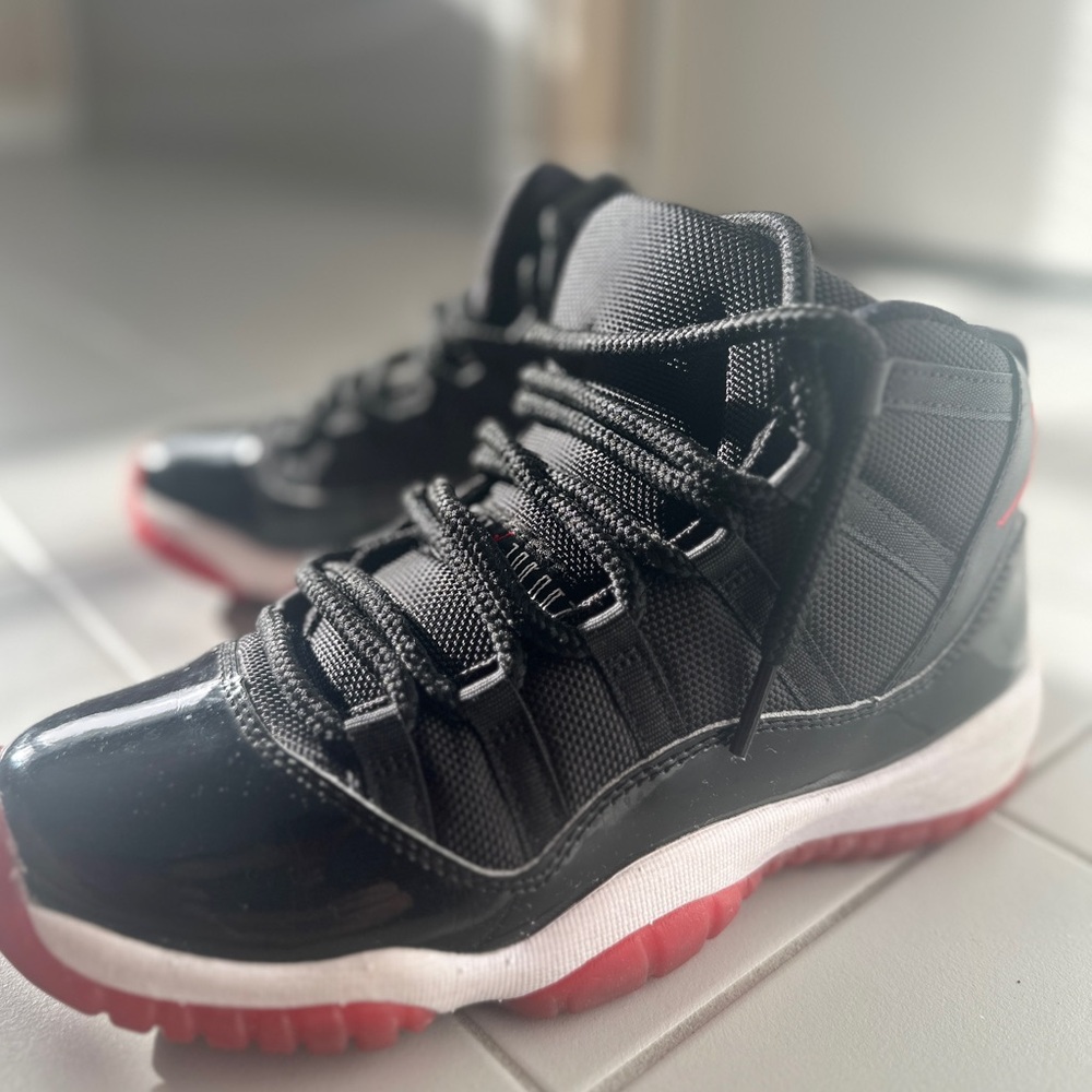 SERIOUS BUYERS ONLY! Only used twice. Jordan 11 retro "Bred 2019" Shoes